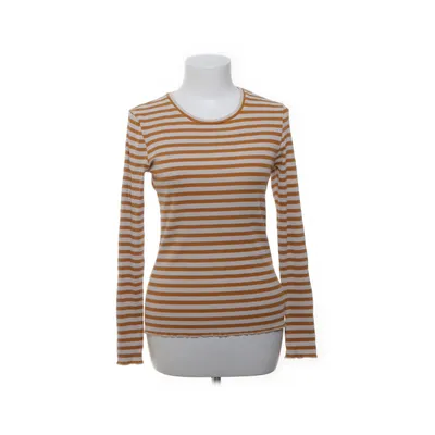 Long sleeve T-shirt (Beige, Brown) from Selected Femme Elastane, Organic cotton