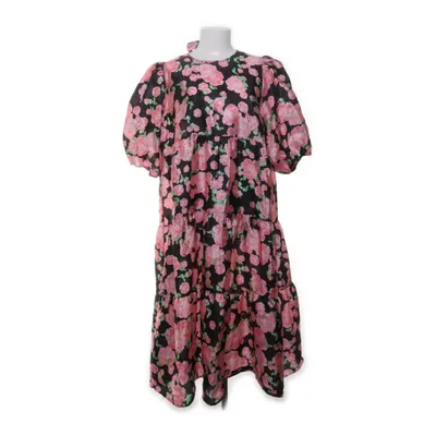 Slå-om-kjole (Sort, Pink, Grøn, Flerfarvet) fra Cras Genanvendt polyester