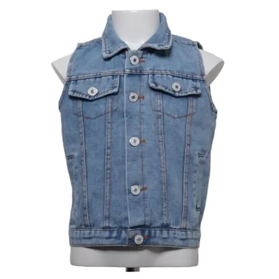 Spijker gilet (Blauw) van PatPat Katoen, Polyester