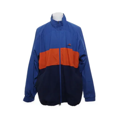 Träningsjacka (Blå, Orange) från Adidas Bomull, Nylon, Polyester