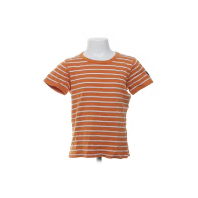 T-shirt (Orange, Vit) från Polarn O. Pyret Ekologisk bomull