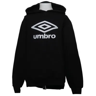 Capuchon sweater (Zwart) van Umbro Katoen, Polyester