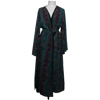 Långklänning (Blå, Flerfärgad) från Indiska Polyester