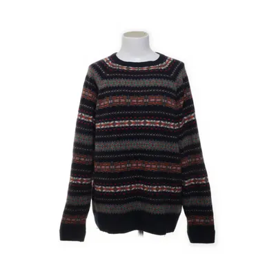 Sweater (Blue, Multicolored) from Allan Clark Nylon, Wool