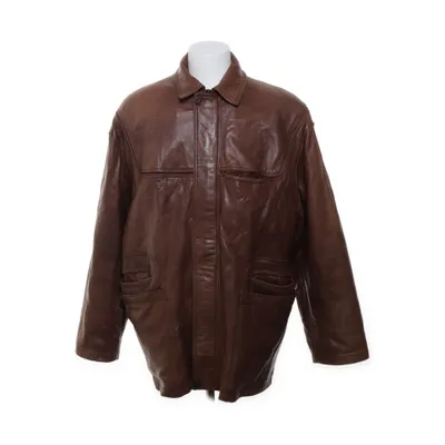 Läderjacka (Brun) från Heitorn Skinn, Polyester