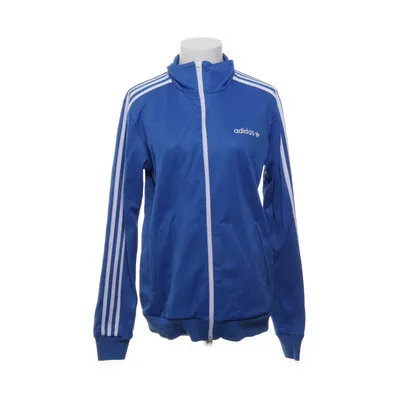 Sports jacket (Blue, White) from Adidas Cotton, Polyester