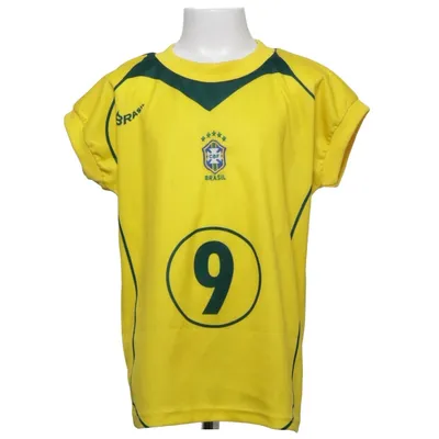 Football jersey (Yellow, Green) from Victoria Sport Polyester