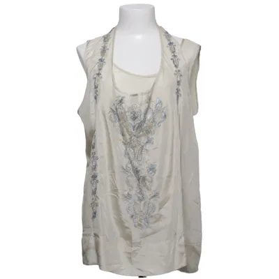 Top (White, Blue, Yellow) from Donna Karan Silk