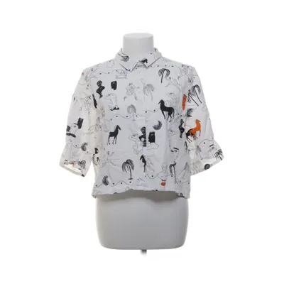 Blus (Vit, Svart, Flerfärgad) från Monki Bomull