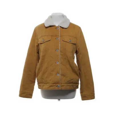 Fodrad jeansjacka (Gul, Vit) från Twintip Bomull, Polyester