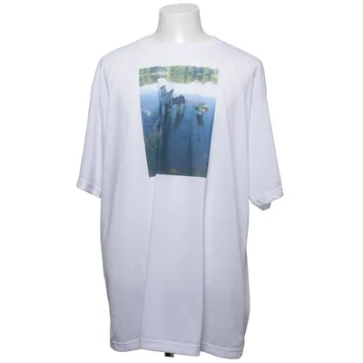 T-shirt (White, Multicolored) from Vapor Polyester