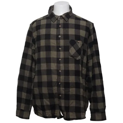 Flanellhemd (Schwarz, Beige) von Identic Man Baumwolle