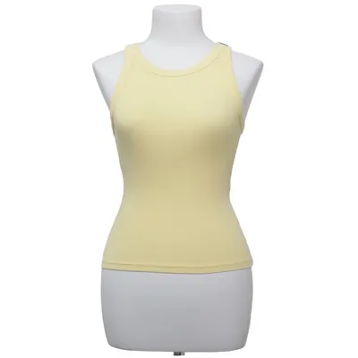 Tank Top (Yellow) from Gina Tricot Cotton, Elastane