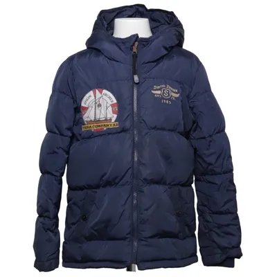 Down jacket (Blue) from Scotch Shrunk Acrylic, Down, Feather, Polyamide