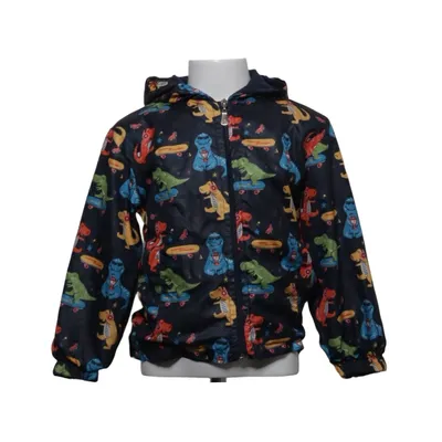 Regenjack (Zwart, Meerkleurig) van Else Katoen, Polyester