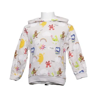 Huvtröja (Beige, Flerfärgad) från Babblarna x KappAhl Bomull, Elastan