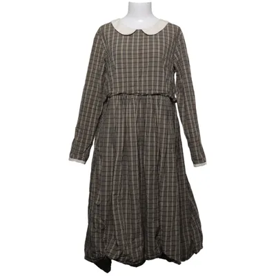 Kleid (Beige, Schwarz) von Ewa I Walla Baumwolle