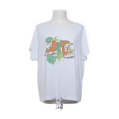 T-shirt (White, Multicolored) from Megi Collection