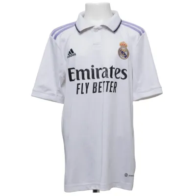 Fotbollströja (Vit, Svart, Lila) från Adidas Återvunnen polyester
