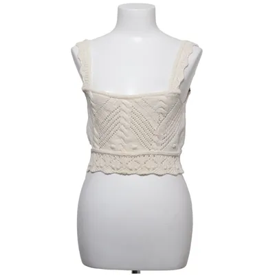 Crop top (White) from Zara Cotton, Polyester