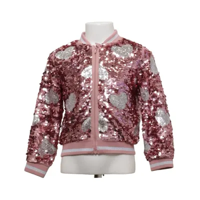 Bomberjack (Roze, Meerkleurig) van H&M Polyester