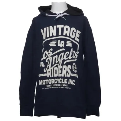 Sweat à capuche (Bleu) de Smog Coton