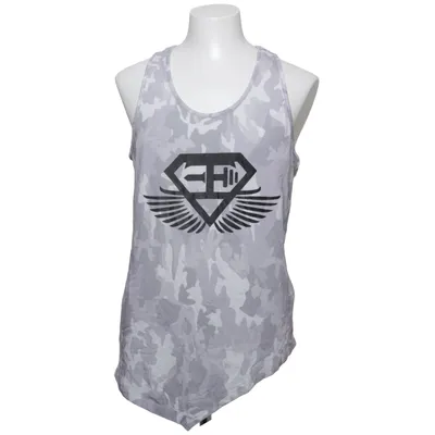 Tanktop (Wit, Lila) van Engineered Life Bamboo, Katoen, Elastaan