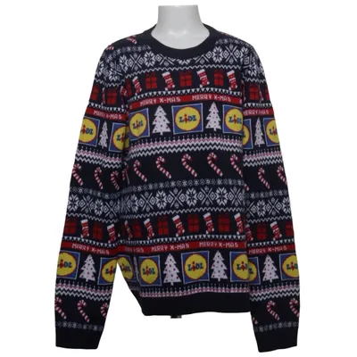 Julesweater (Blå, Flerfarvet) fra Lidl Akryl
