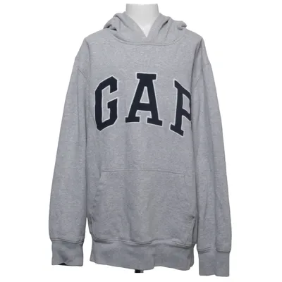Kapuzenpullover (Grau) von Gap Kids Baumwolle, Recyceltes Polyester