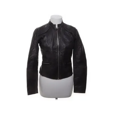 Läderjacka (Grå) från G-Star Raw Bomull, Skinn, Polyester