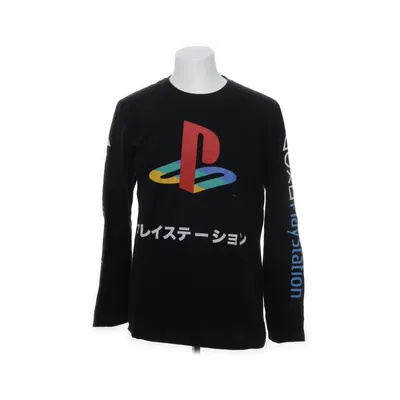 Lange mouwen shirt (Zwart, Meerkleurig) van Playstation Katoen