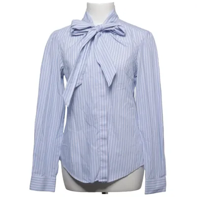 Pussy bow blouse (Blue, Pink, White) from The Savile Row Company Cotton