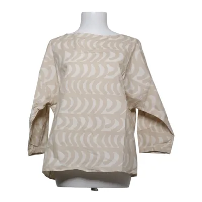 Top (Beige, Wit) van Marimekko x Uniqlo Katoen