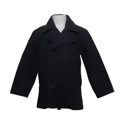 Pea coat (Gray) from Marwin Cotton, Polyester