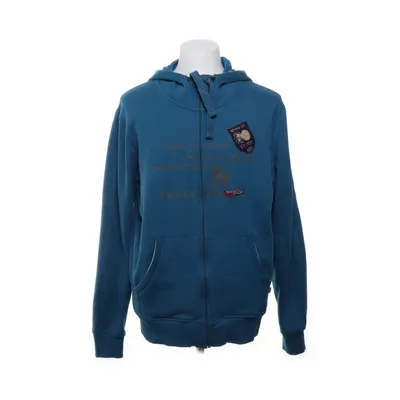 Hoodie (Blue) from Vittorio Rossi Cotton, Polyester