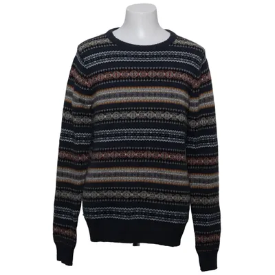 Sweater (Blue, Multicolored) from H&M Acrylic, Polyamide, Wool