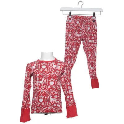 Pyjamas (Röd, Vit, Flerfärgad) från Polarn O. Pyret Bomull, Elastan