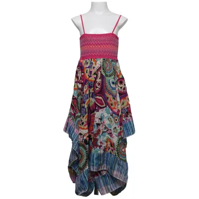 Dress (Pink, Multicolored) from Kids Star Cotton