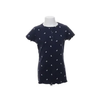Top (Blauw, Wit) van Yigga Katoen, Polyester, Viscose