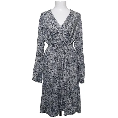 Jurk (Blauw, Wit) van Ally Bell Viscose