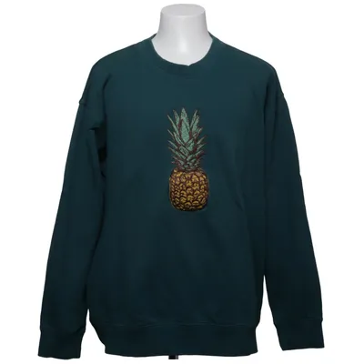 Sweatshirt (Vert) de Rotation Coton