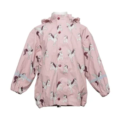 Regnjacka (Rosa, Flerfärgad) från Lindex Kids Polyuretan
