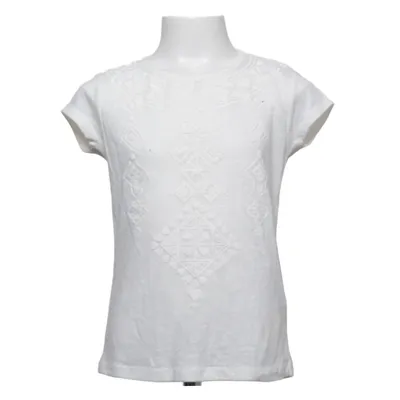 Top (Wit) van Zara Girls Casual Collection Linnen, Polyester