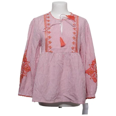 Blouse (Red, White) from Beacan Cove Cotton