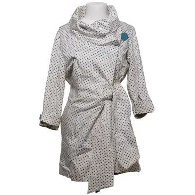 Manteau (Blanc, Bleu) de Ringspun Coton, Élasthane, Polyester
