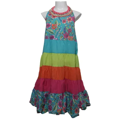 Dress (Blue, Multicolored) from Monsoon Cotton