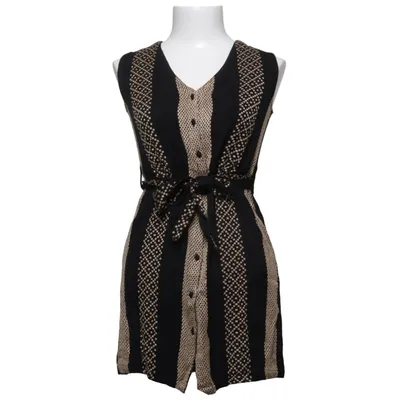 Robe chemise (Noir, Beige) de Mango Casual