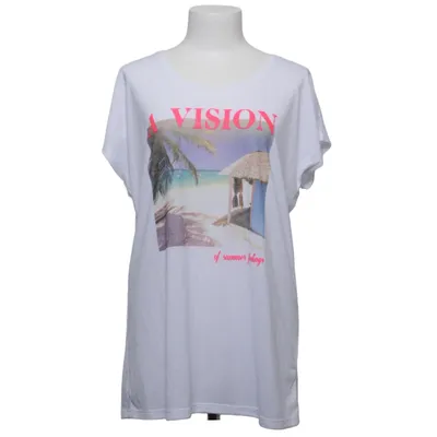 T-shirt (White, Multicolored) from Zabaione