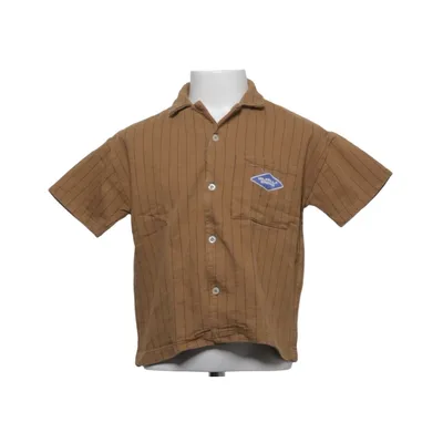 Chemise à manches courtes (Marron) de Zara Coton