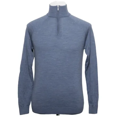 Sweater (Blue) from Dressmann Merino wool